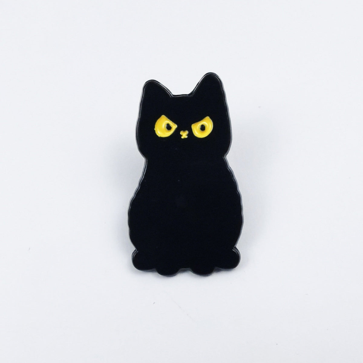 Black Catstyle Brooch, Versatile And Niche, Made Of Alloy For Clothing