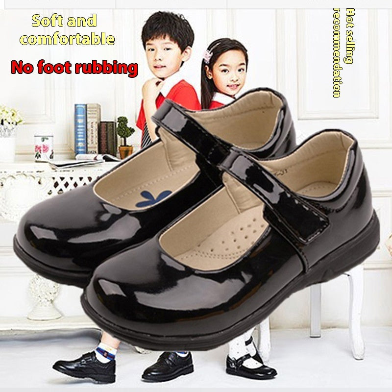 Girls' Spring And Autumn Princess Dancing Leather Shoes