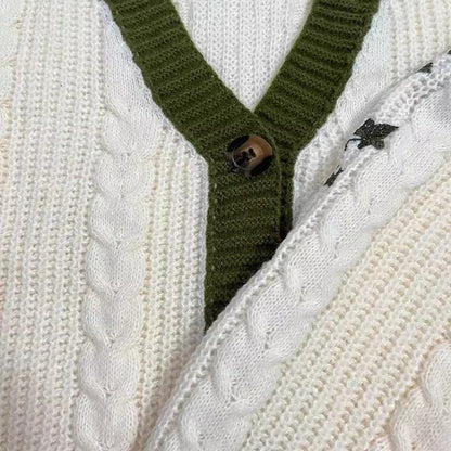 Women's Fashion Casual Woolen Cardigan Jacket