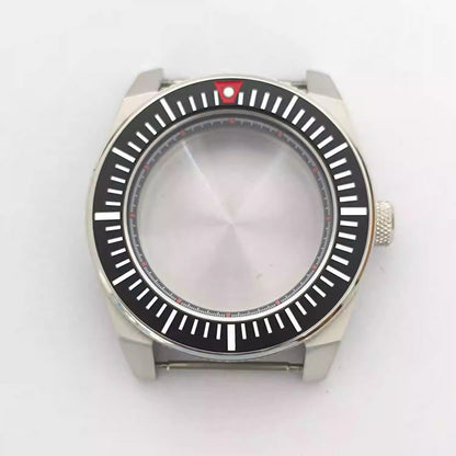 43mm 316 Stainless Steel Aluminum Bezel Watch Case Accessory
