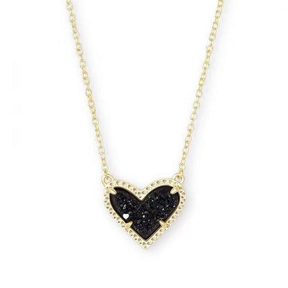 Cubic Zirconia Heart Pendant Necklace