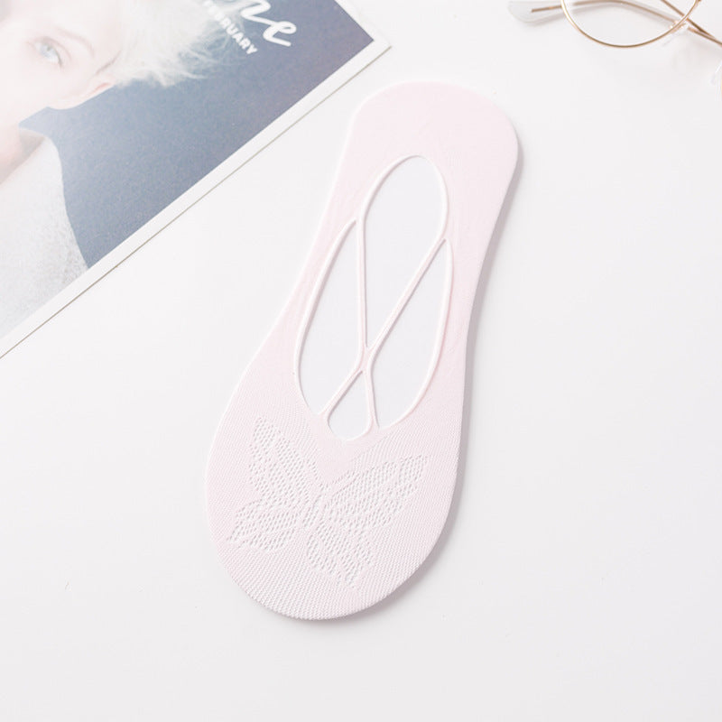 Ultra-thin Mesh Socks Invisible Anti-slip Silicone Nylon