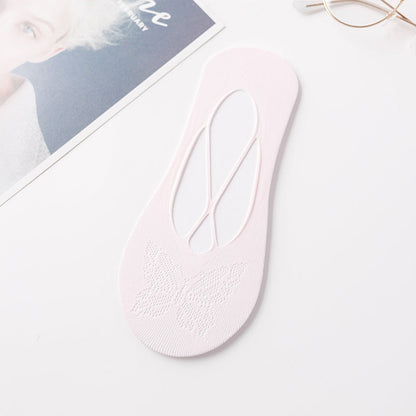 Ultra-thin Mesh Socks Invisible Anti-slip Silicone Nylon