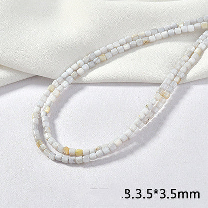Natural Heishi Beads Small Shell Beads Dyed Shell