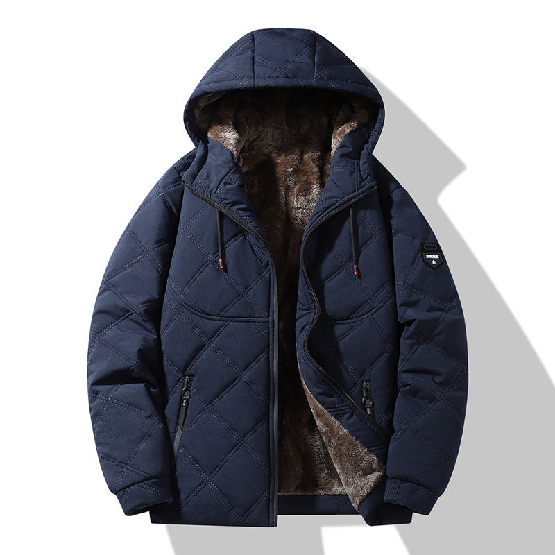 Casual Relaxed-fit Coat For Commuting Trendy Versatile Padded Cotton Jacket