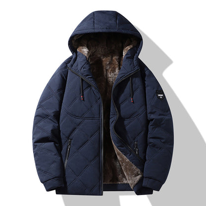 Casual Relaxed-fit Coat For Commuting Trendy Versatile Padded Cotton Jacket