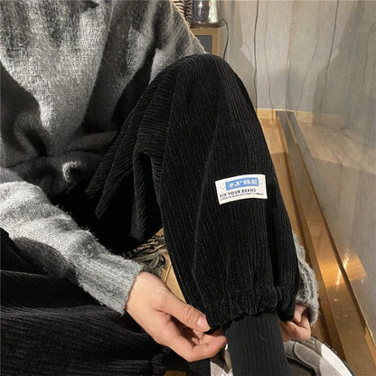 Fallwinter Labeled Straight-leg Harem Jogger Pants