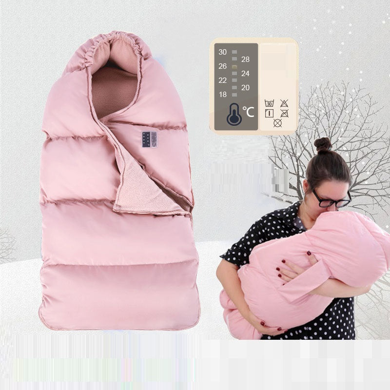 Warm And Kick-proof Padded Baby Sleeping Bag In Autumn And Winter