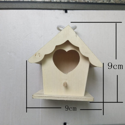 Creative Wooden Bird Nest Ornaments
