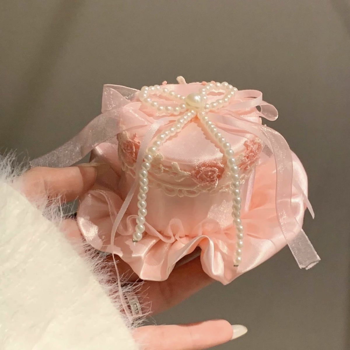 Cherry Cake Style Lace Hair Clip