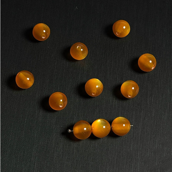 Resin Beads Cat Eye Round Beads Ornament