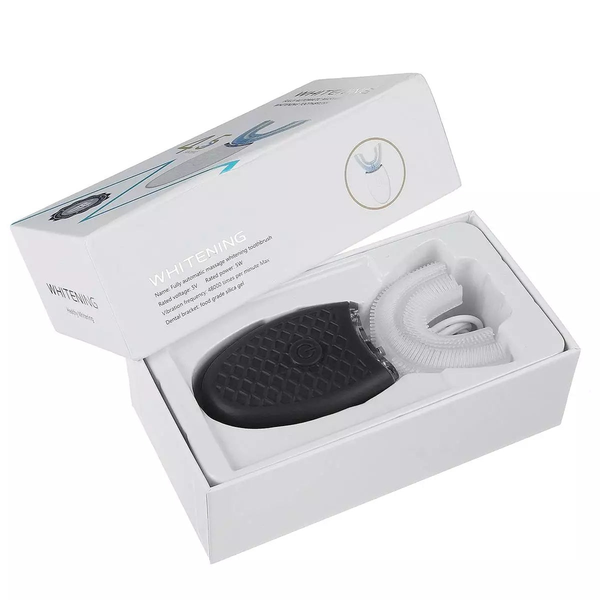 Electric U Shaped Toothbrush IPX8 Waterproof For Kids And Adults