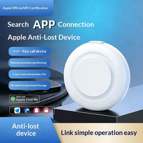 Round GPS Tracker For Locating Items