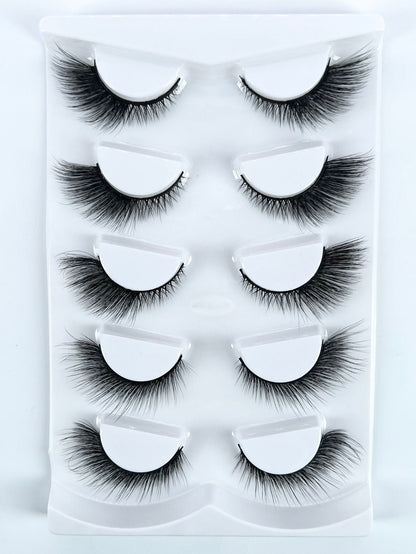 Mink Eyelashes Eye Tail Lengthening Natural Eyelashes Flat False