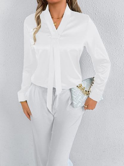 Women's Summer Satin Blouse