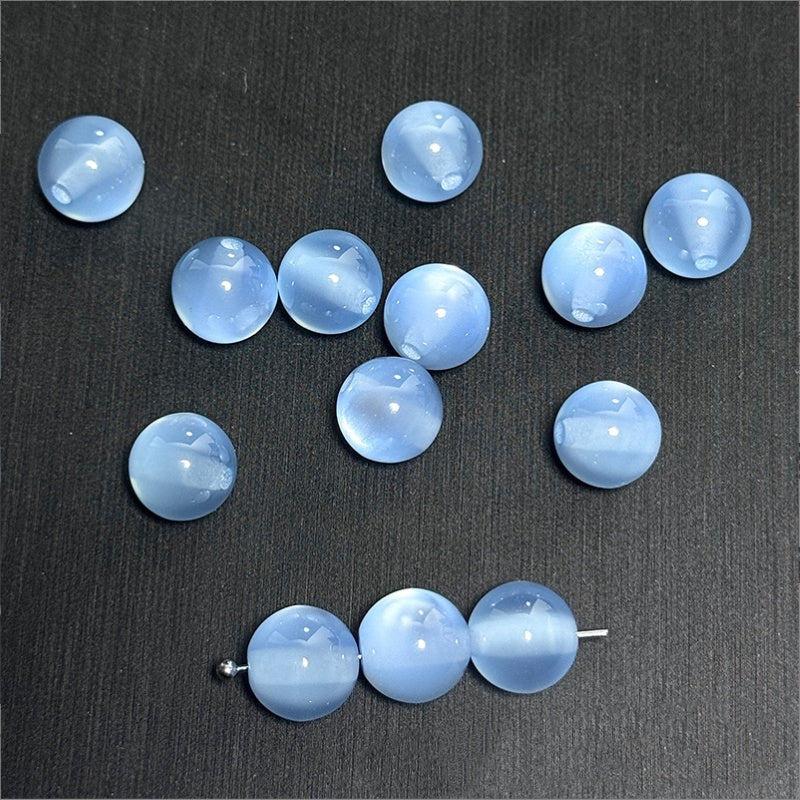 Resin Beads Cat Eye Round Beads Ornament