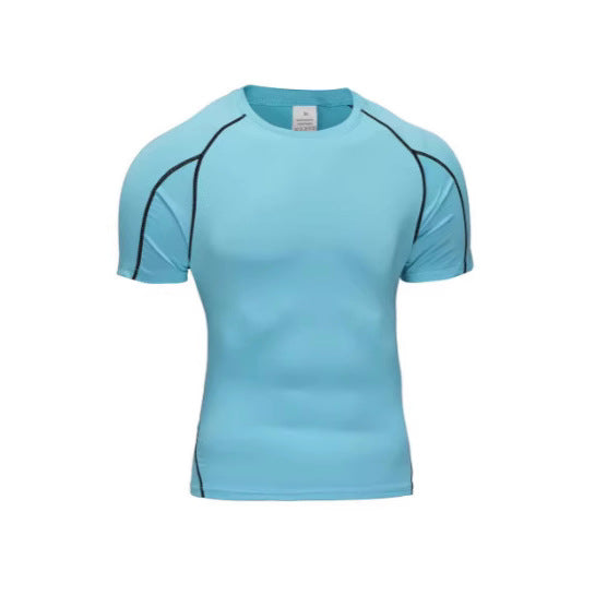 Men's Running T-shirt Summer Sportswear Tight