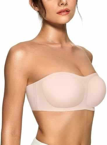 Womens Strapless Bras With WirelessUnderwire, Multiway Styles