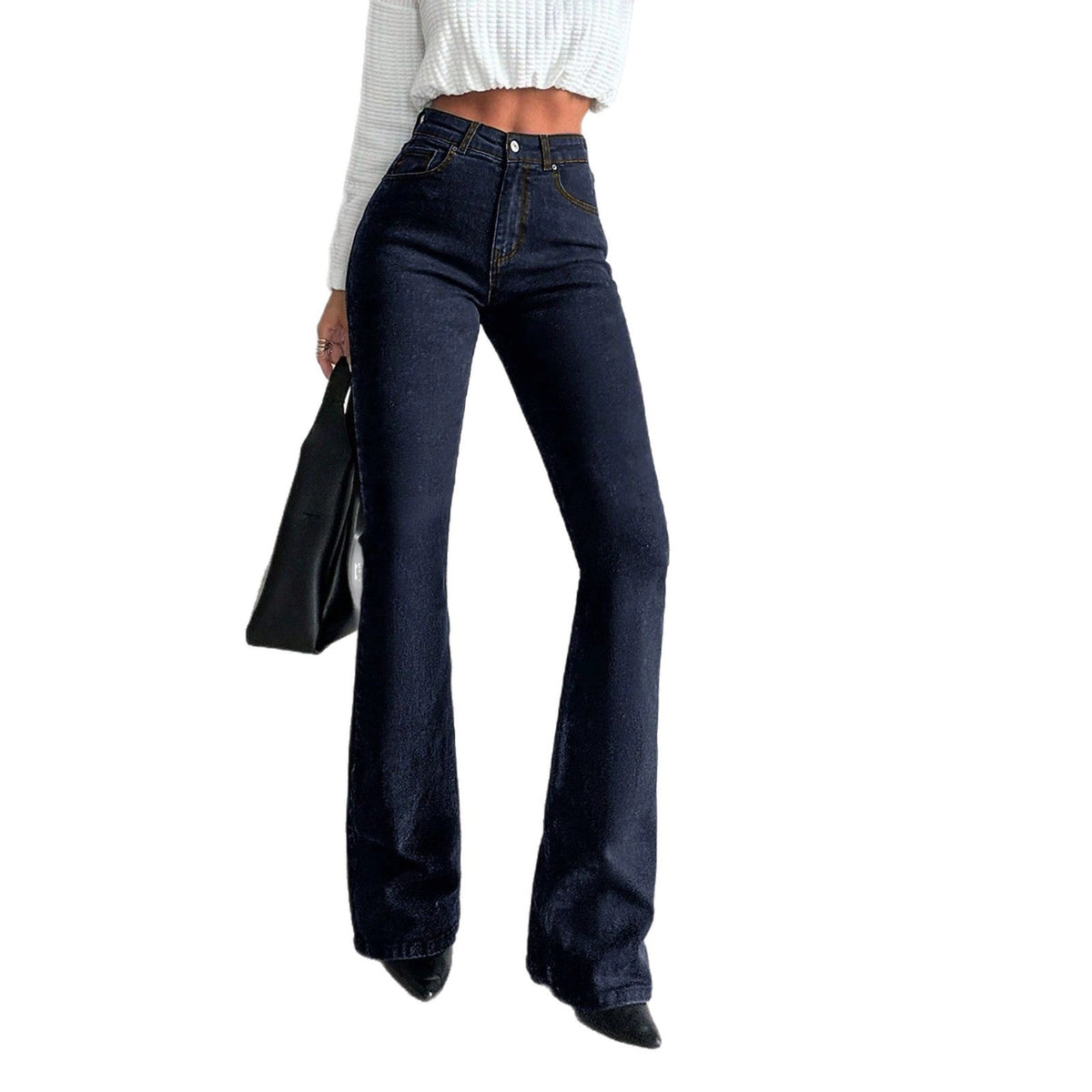 Versatile Womens Bootcut Denim Trousers