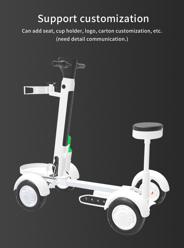 Four Wheel Electric Golf Folding Scooter