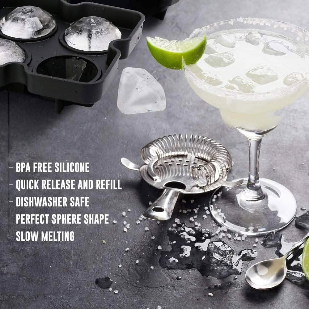Diamond Flexible Silicone Ice Cube Mold Tray