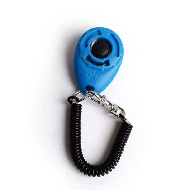 Dog Training Clicker Pet Cat Plastic New Dogs Click Trainer Aid Tools Adjustable Wrist Strap Sound Key Chain Dog Supplies - velouriva