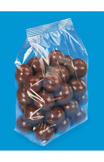 (100 PACK) Clear Gusseted Poly Plastic Bags Candy Cookie 1.5 Mil 4.5"x 2.75"x 10.75"