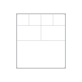 PDC (4 PACK, 500 PER ROLL) Direct Thermal Paper Label Cerner 1" Core TD1-PN6-SL