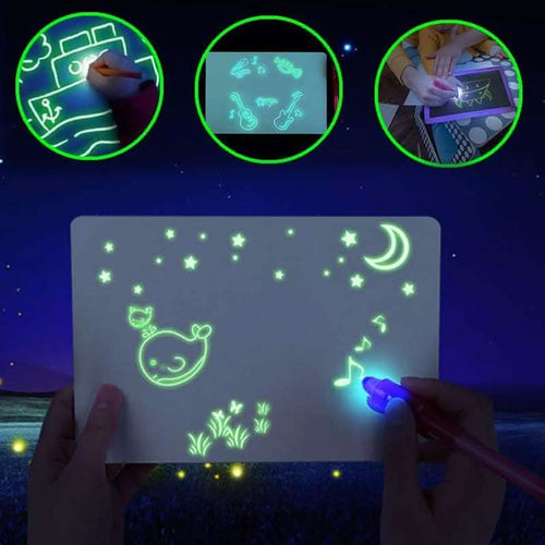 Draw With Light Kids' Learning Tablet Magic Drawing Board