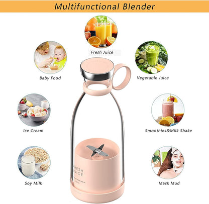 Personal Size Blender;  Portable Blender;  Battery Powered USB Blender