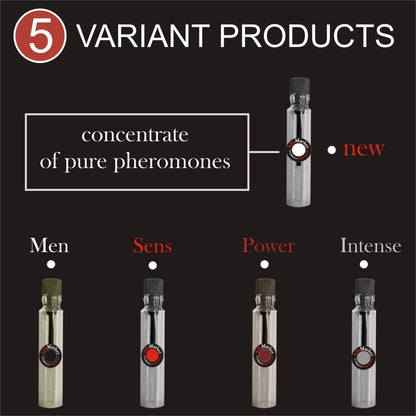 Pheromone Cologne for Men 5 Male Pheromone Perfumes x 2ml Pheromone Perfume Set Great Holiday Gift