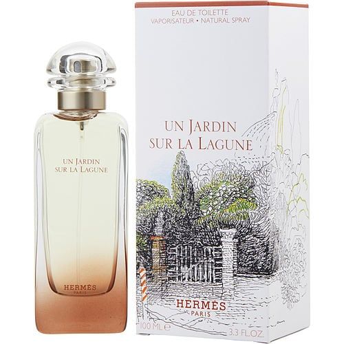 UN JARDIN SUR LA LAGUNE by Hermes EDT REFILLABLE SPRAY 3.3 OZ