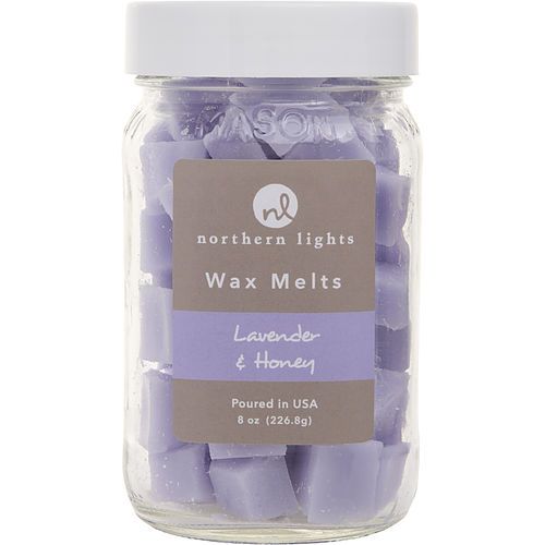 LAVENDER & HONEY SCENTED by SIMMERING FRAGRANCE CHIPS - 8 OZ JAR CONTAINING 100 MELTS