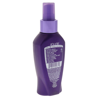 Silk Express Miracle Silk Leave-In by Its A 10 for Unisex - 4 oz Conditioner
