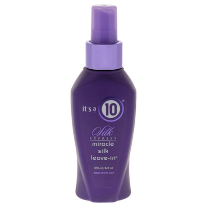 Silk Express Miracle Silk Leave-In by Its A 10 for Unisex - 4 oz Conditioner