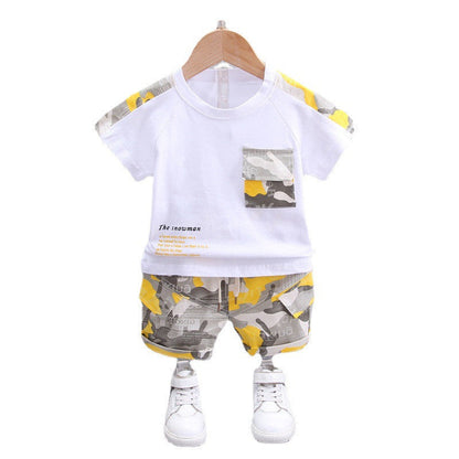 Boys' Casual Children's Children's Clothing Casual Short-sleeved Shorts