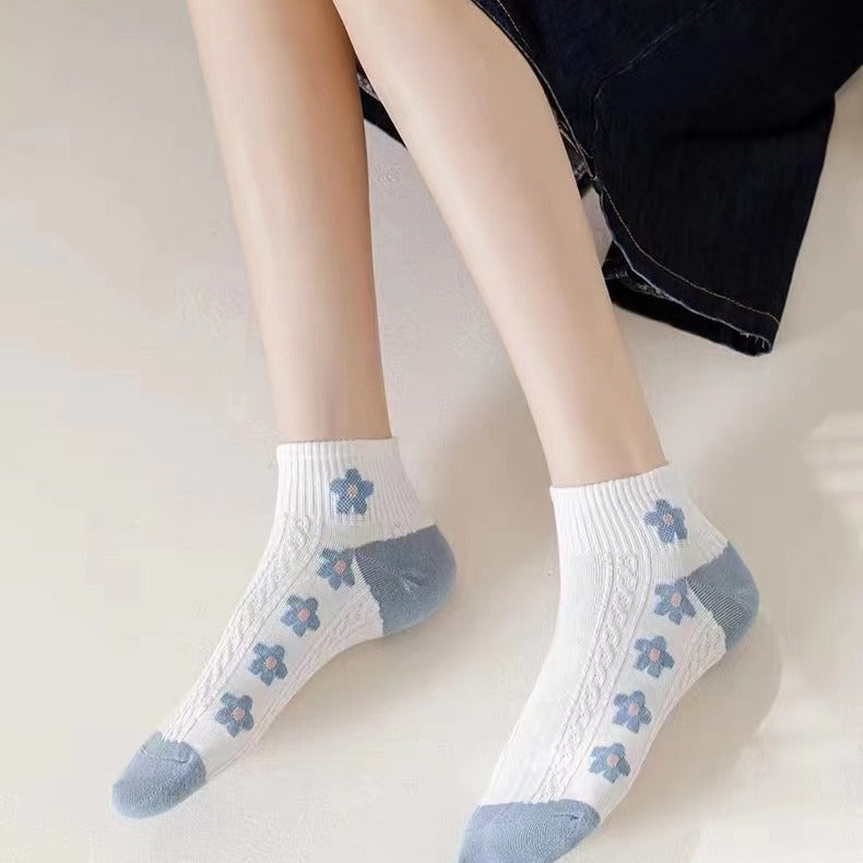 Thin Socks, Womens Breathable Ankle Socks