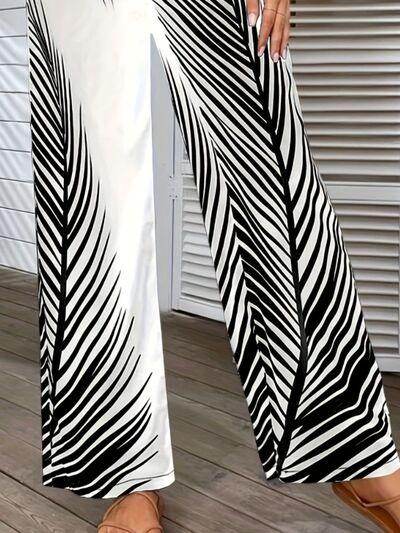 Stylish Printed Wide Leg Pants for Comfortable Fashion