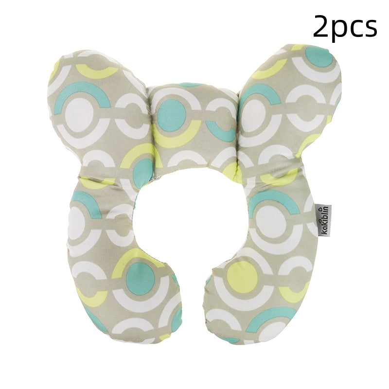 Infant Pillow  Baby Bed  U-Shaped Safety Seat  Neck Guard  Fixed Stereotyped Stroller Pillow