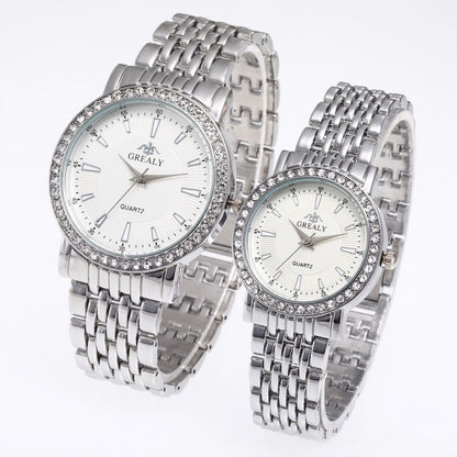 Mens And Womens Quartz Dress Couple Watches Business Gift