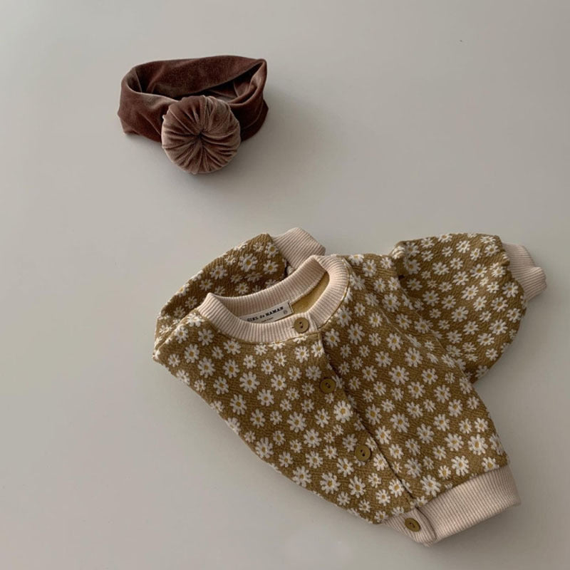 Baby Baobao Autumn Winter Dress Bubble Sleeve Princess Top