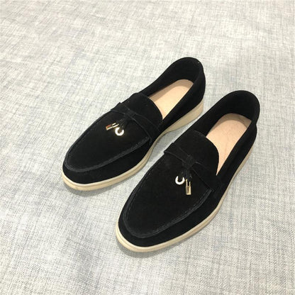 Bow canvas shoes