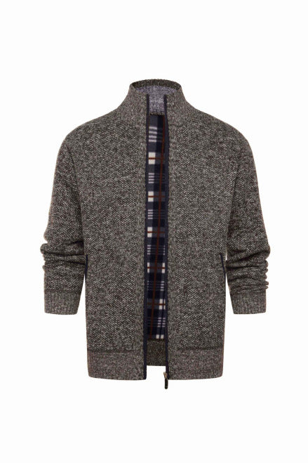 Slim-fit, Cropped Casual Sweater Jacket