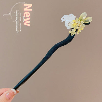 Dress Accessories Hairpin Headwear Antique Style Plate Hairpin