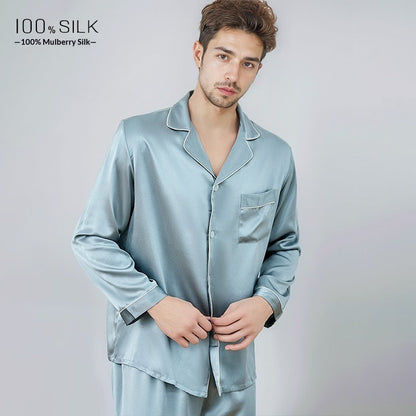 Mumi Heavyweight Silk Pajamas For Men