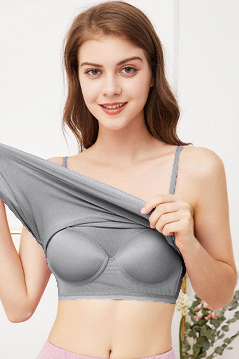Scoop Neck Cami with Bra for Comfortable Everyday Wear