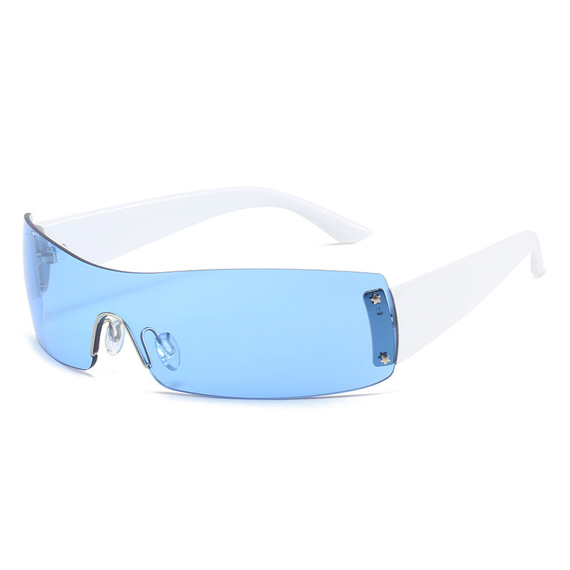 Personality Ins Siamese Glasses Fashion In Europe And America