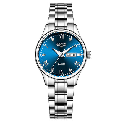 Waterproof Luminous Multi-function Calendar Quartz Watch