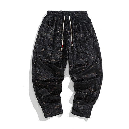 New Thick Sweat Pants Plus Size Hanfu Improved New Chinese Style