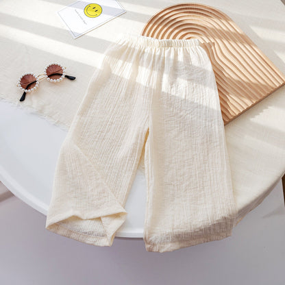 Girls' Wide-leg Pants Simple Anti-mosquito